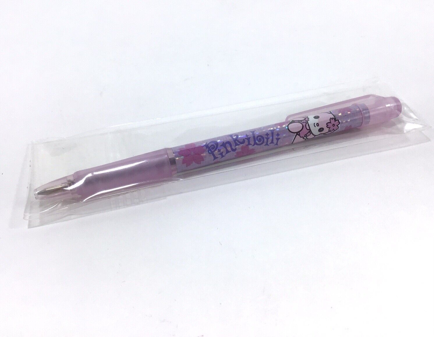 Sanrio 2002 Pinki Lili Pink Teddy Bear Ballpoint Vintage Pen