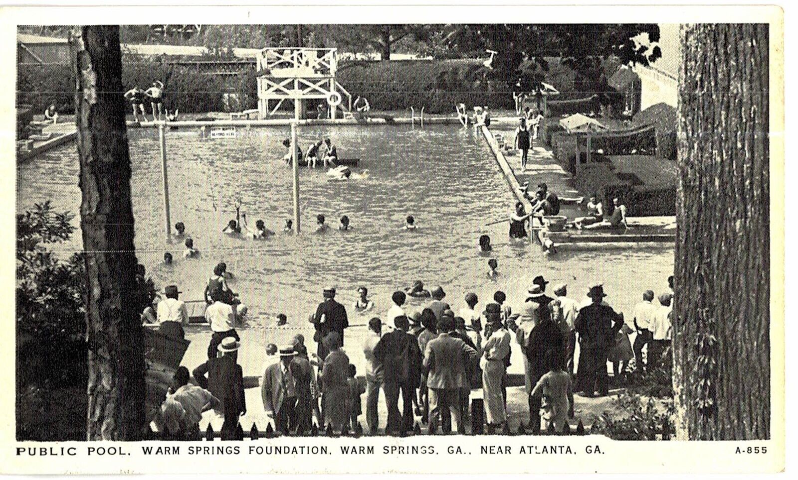 Warm Springs Public Pool Warm Springs Foundation 1950 Unused GA
