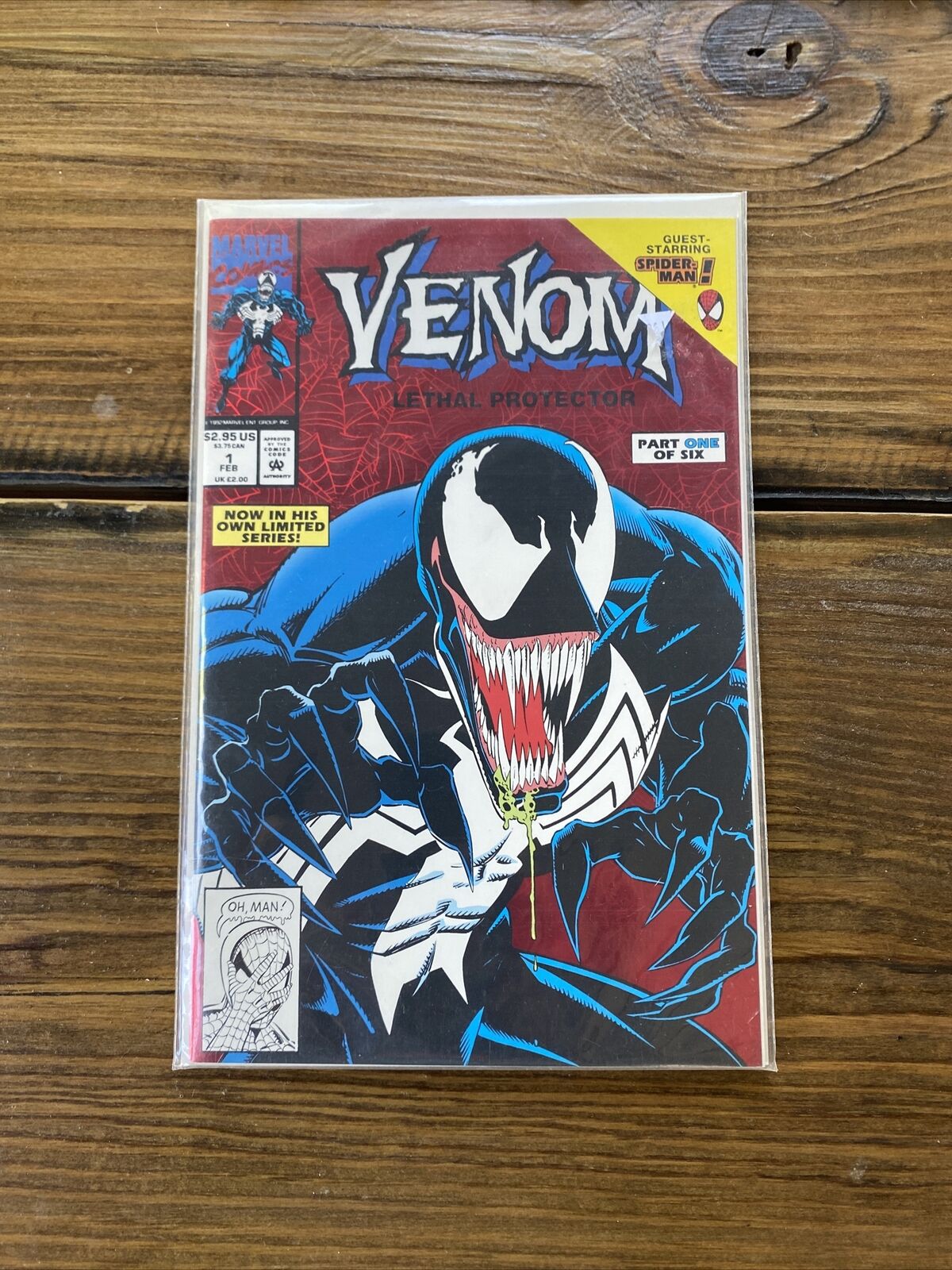 Marvel Comics Venom Lethal Protector 1993 Issue #1 Comic Book