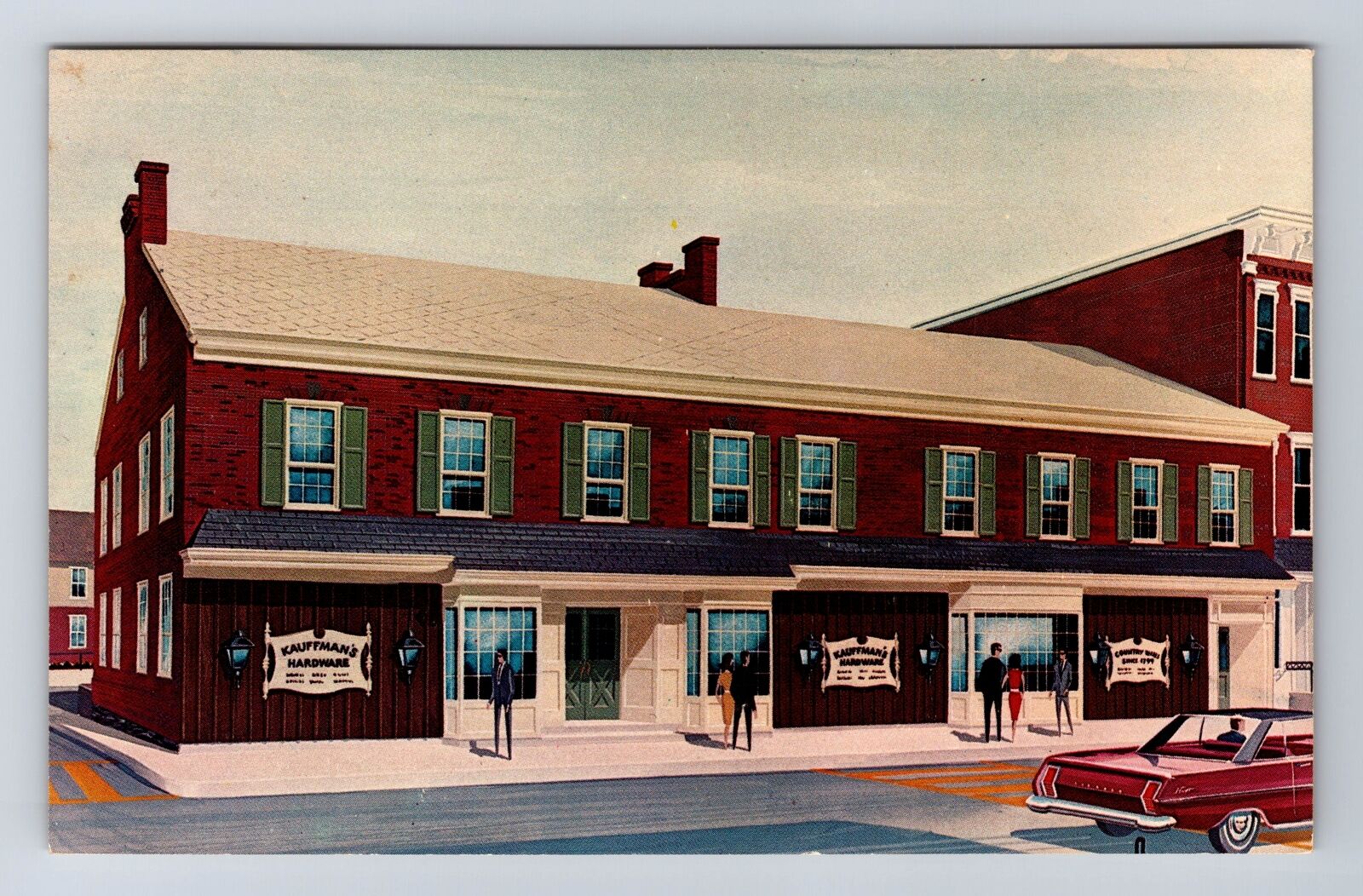New Holland PA-Pennsylvania, Kauffman\'s, Antique, Vintage Postcard