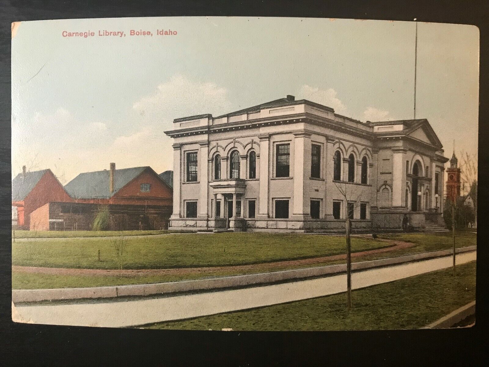 Vintage Postcard 1907-1915 Carnegie Library Boise Idaho (ID)
