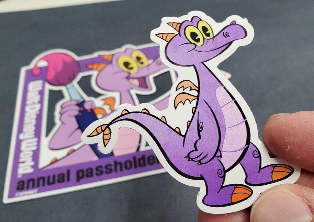 Private sale - 4 Figment vinyl stickers, waterproof, UV proof, dishwasher safe