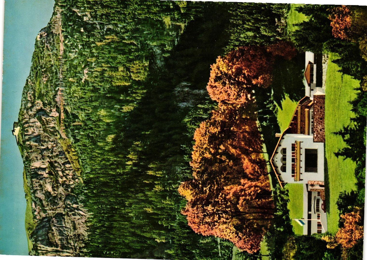 Vintage Postcard 4x6- Hitlerhaus and Kehlsteinhaus