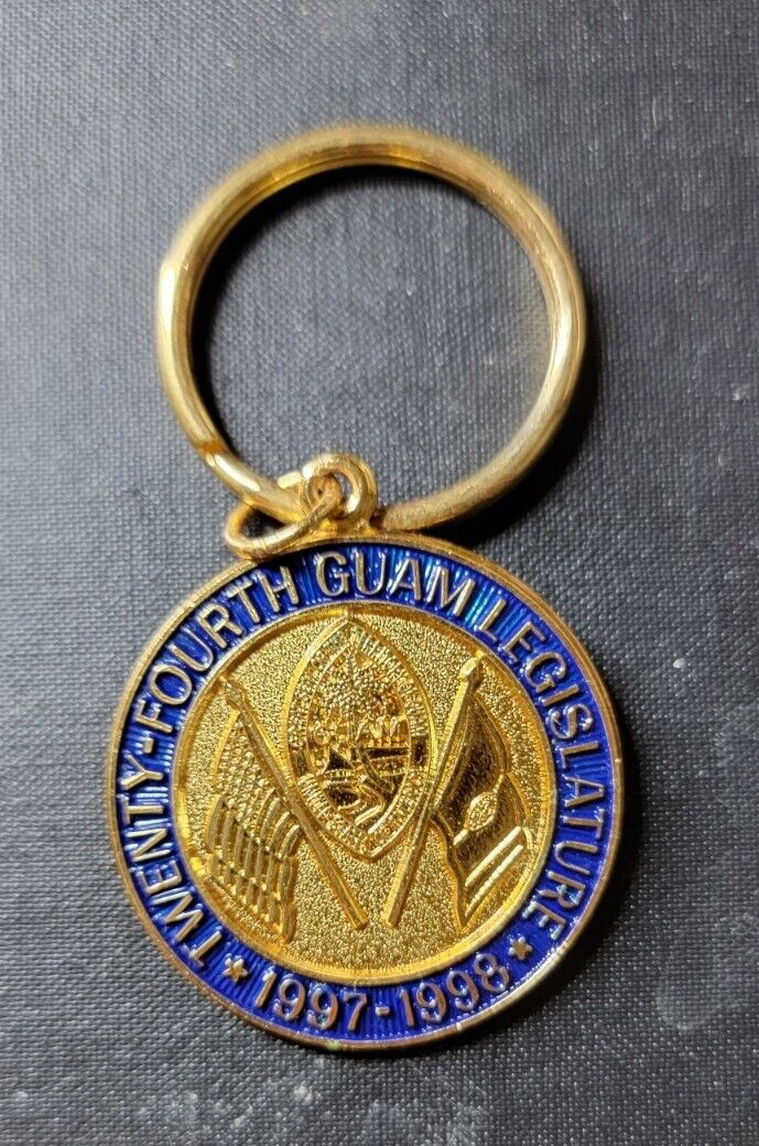 Guam 24th Legislature '97-'98 Key Chain Vintage 