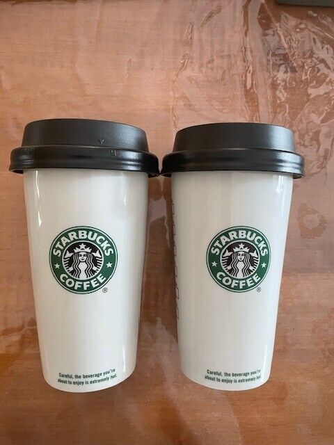 Starbucks double wall ceramic 12 oz. tumbler set