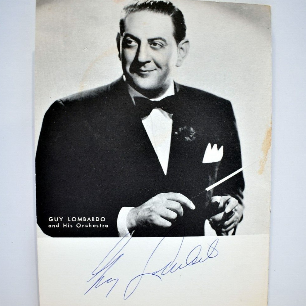 1960s King Philip Menu Guy Lombardo Autograph Orchestra Lake Pearl Wrentham MA