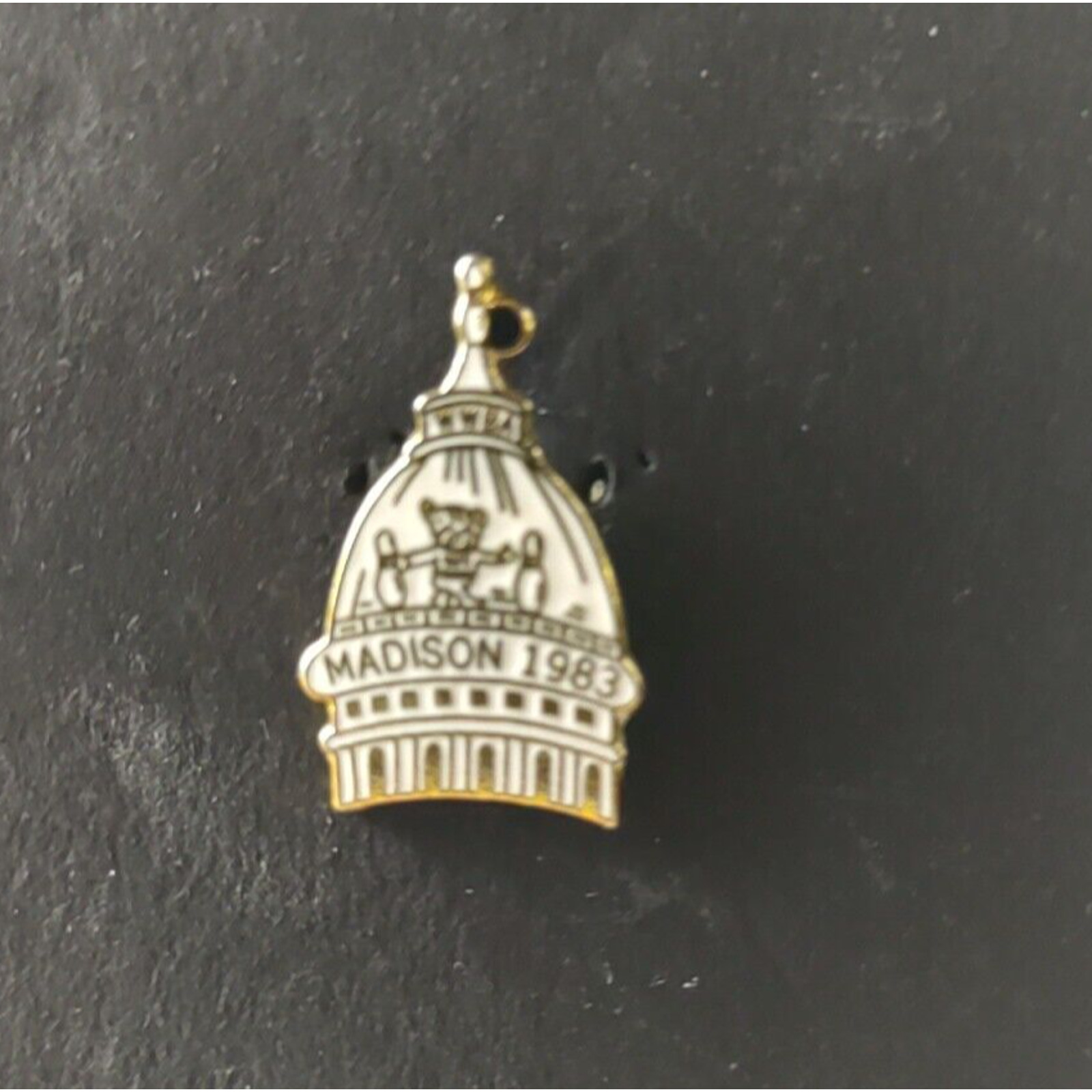 Vintage 1983 Madison WWBA Bowling Lapel Hat Pin
