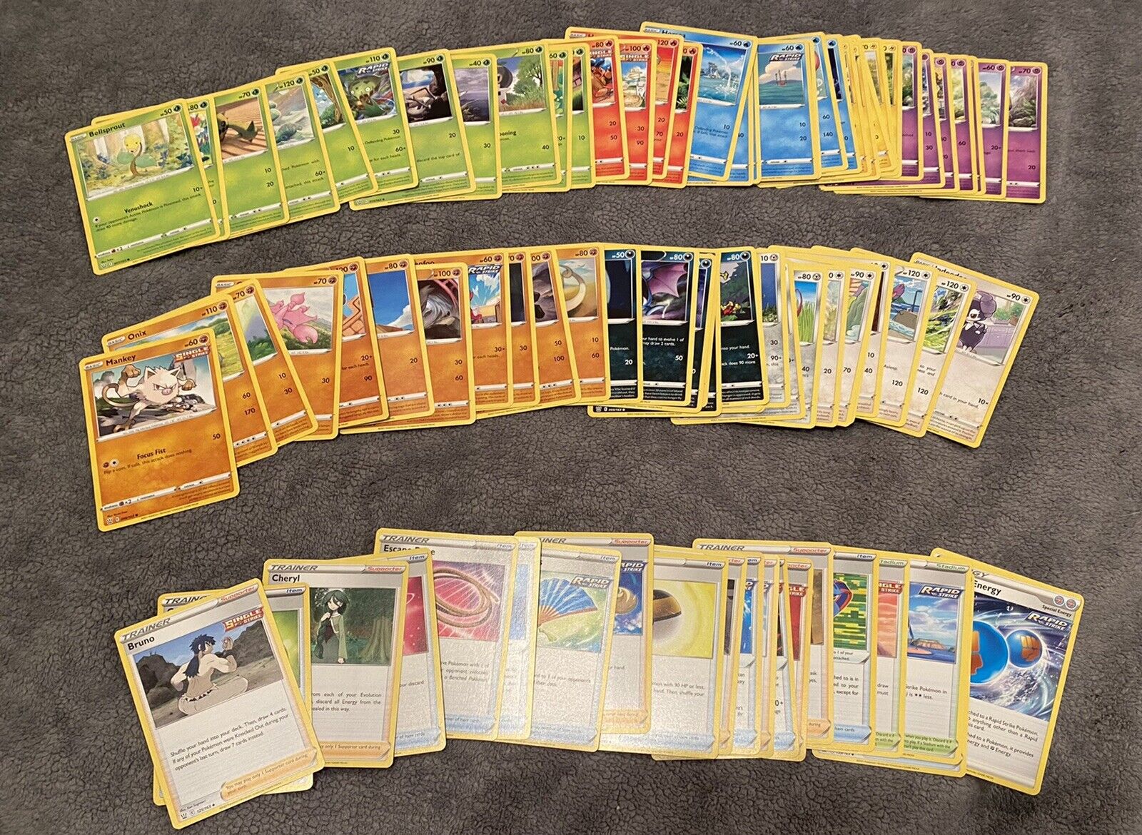 Pokemon Battle Styles Common/Uncommon Complete Set 87 Card Lot NM Pack Fresh
