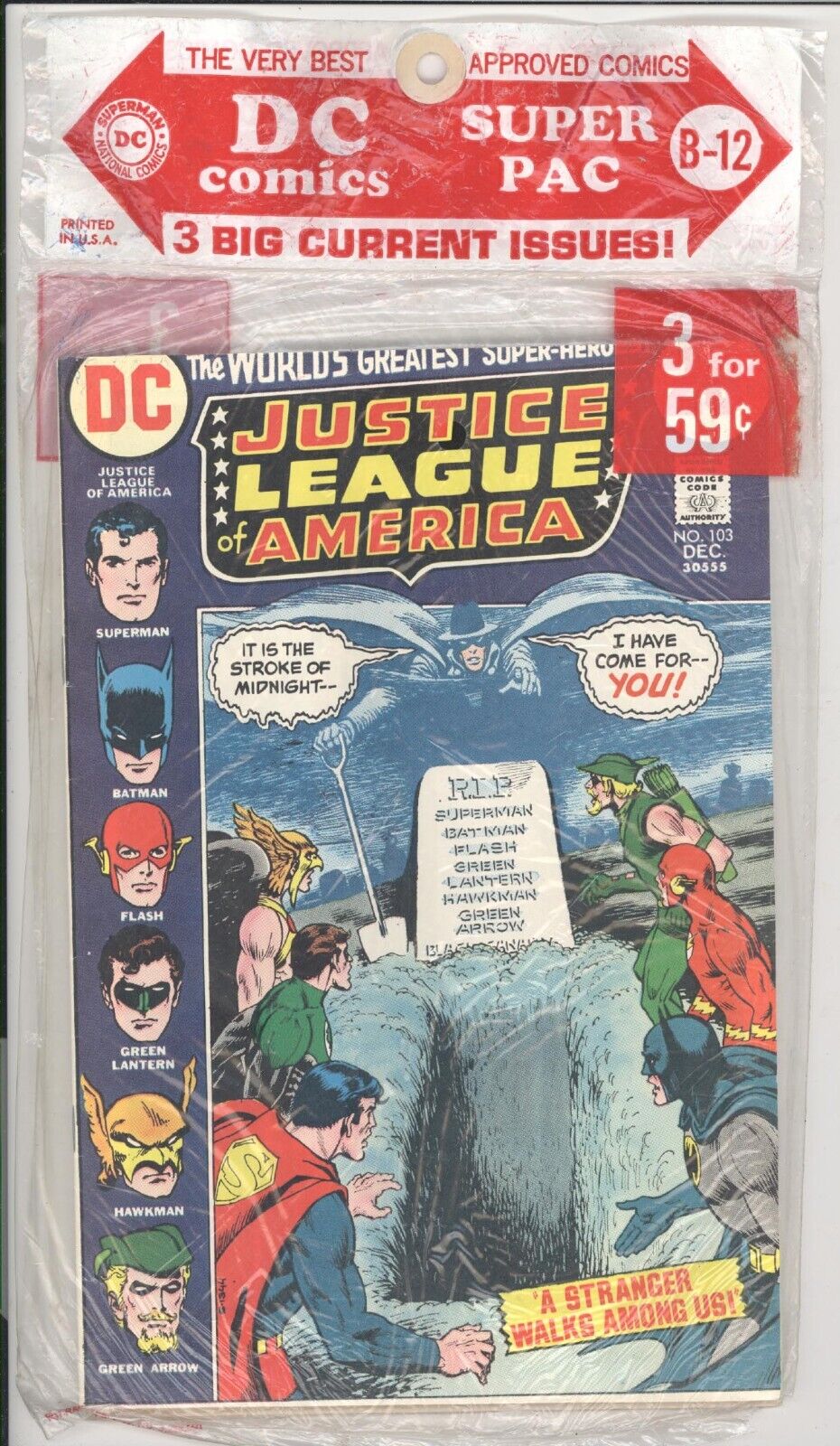 DC SUPER PACK  #B-12  FN/VF/7.0  -  Sealed with JLA Superman & Wanted
