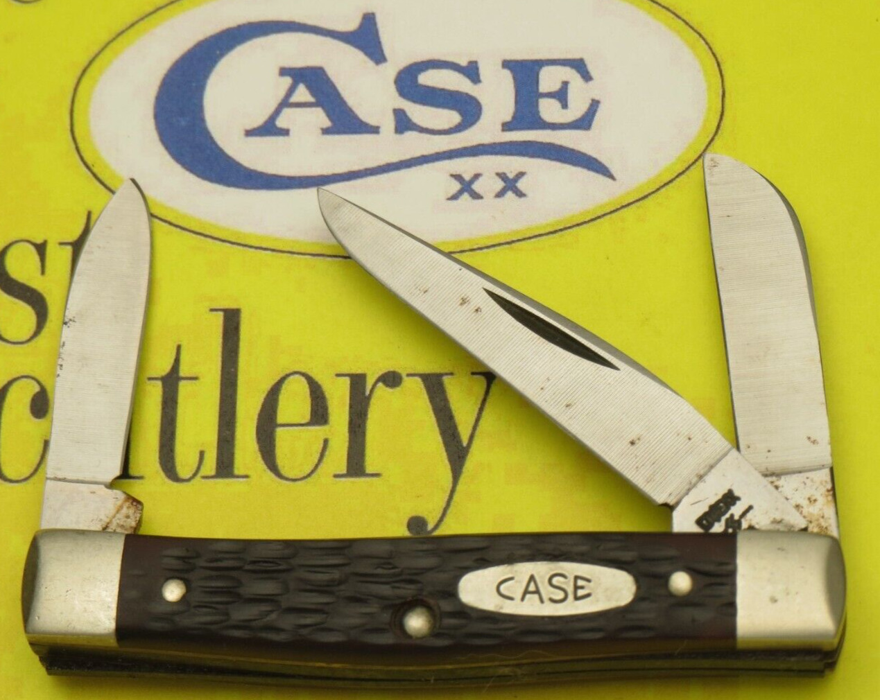 Case XX USA 8 Dot 1982 63033 SS Tiny Stockman Delrin Great Carry Everyday Knife