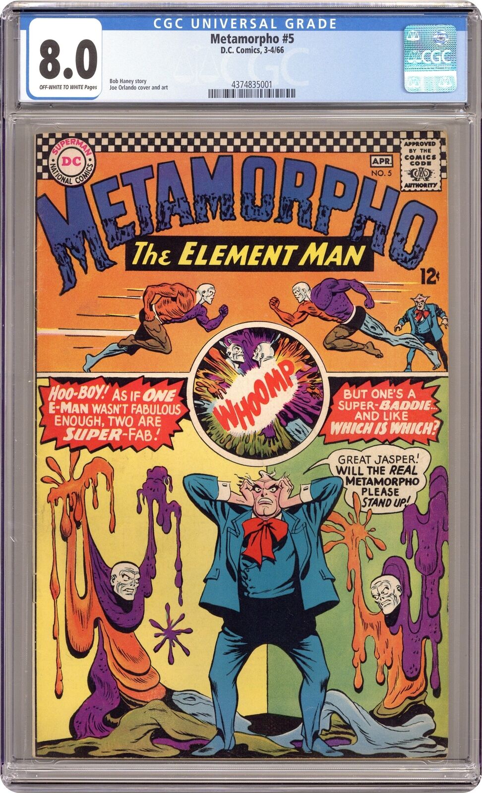Metamorpho #5 CGC 8.0 1966 4374835001