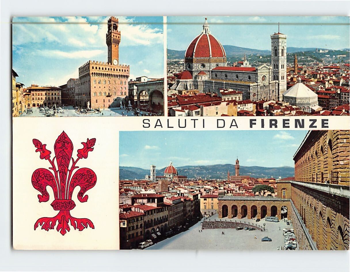 Postcard Saluti Da Florence Italy