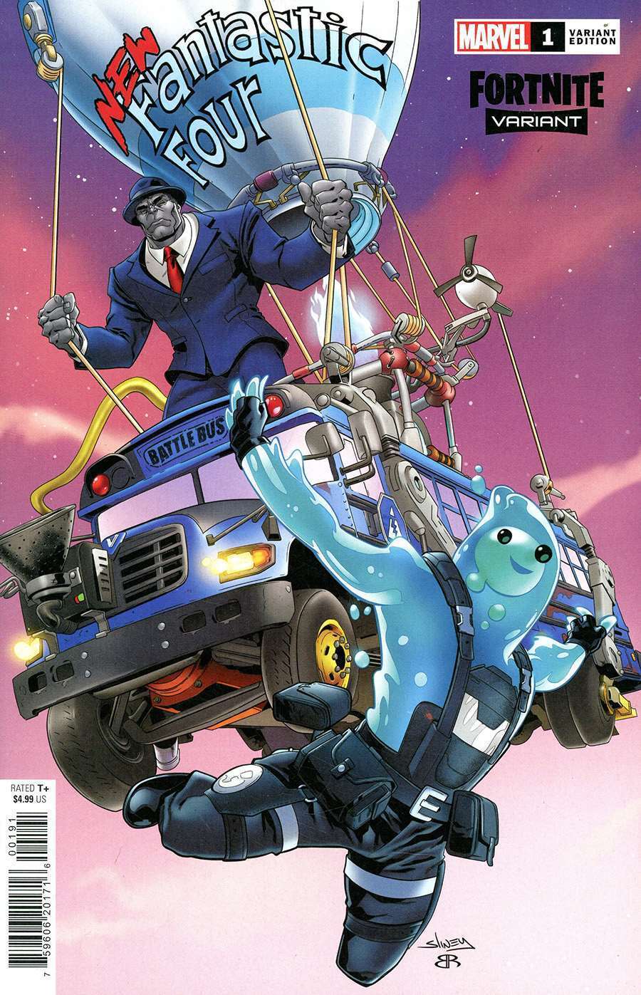 New Fantastic Four #1H VF/NM; Marvel | Peter David Fortnite variant - we combine
