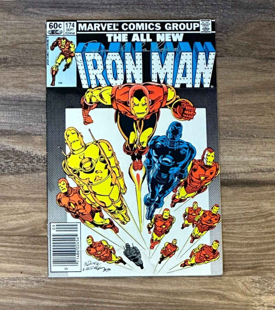 The All New Iron Man #174 Newsstand (Signed) by Sam De La Rosa 1983