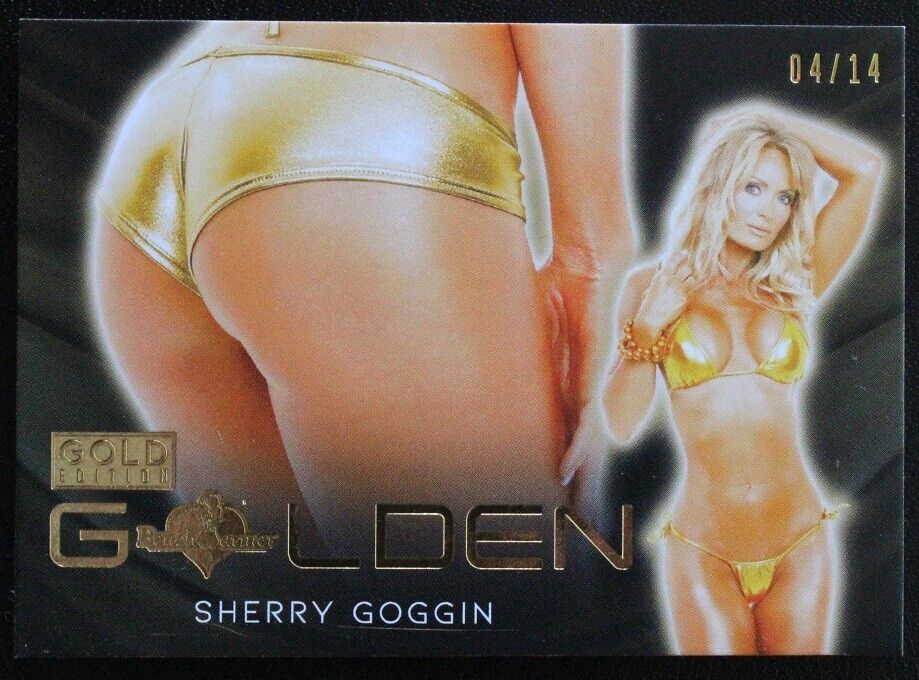 2020/2021 Golden Sherry Goggin 4/14 Gold Edition Bench Warmer Butt Trading Card