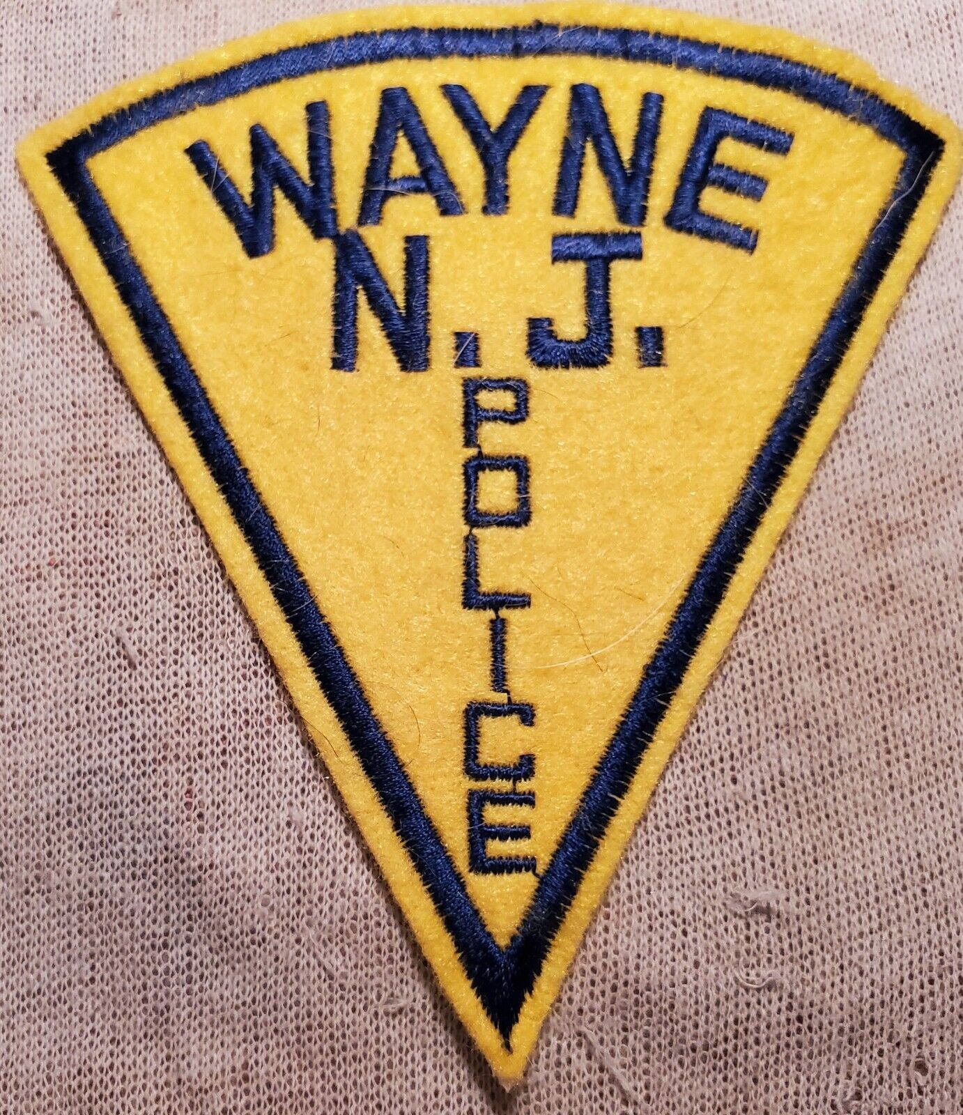 NJ Vintage Wayne New Jersey Police Patch (Felt)