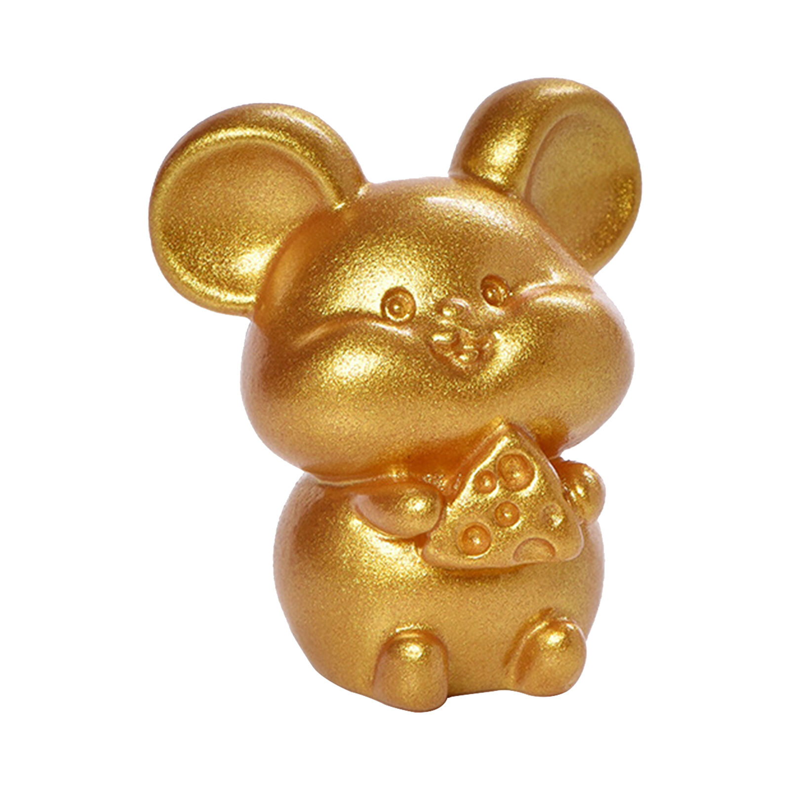 Zodiac Figurines Golden Resin Miniature Animals Sculpture Lucky Home Decoration 