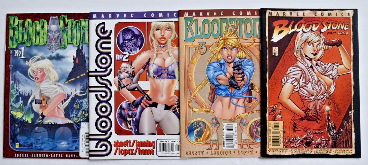 BLOODSTONE (2001) 4 ISSUE COMPLETE SET#1-4  MARVEL COMICS