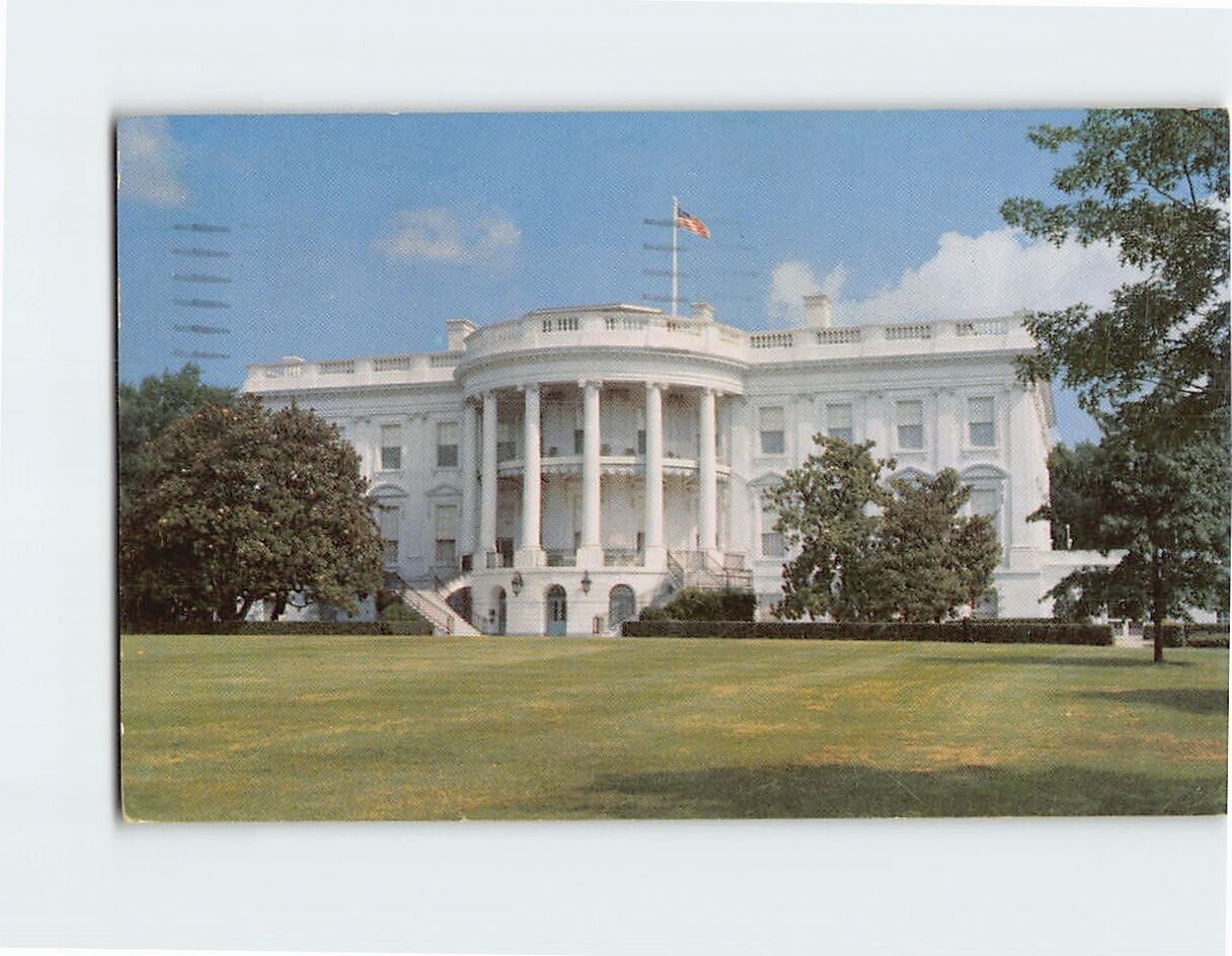 Postcard The White House Washington DC USA