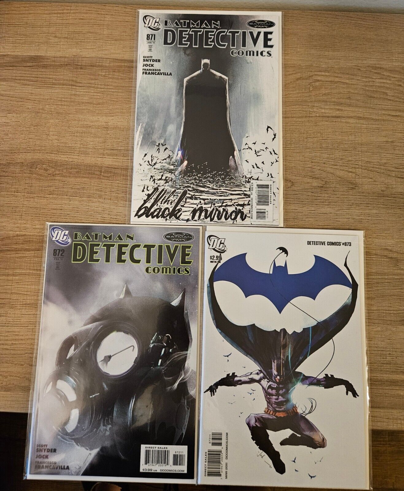 Detective Comics #871-873, 3-Part Black Mirror Storyline,       🔑 2011
