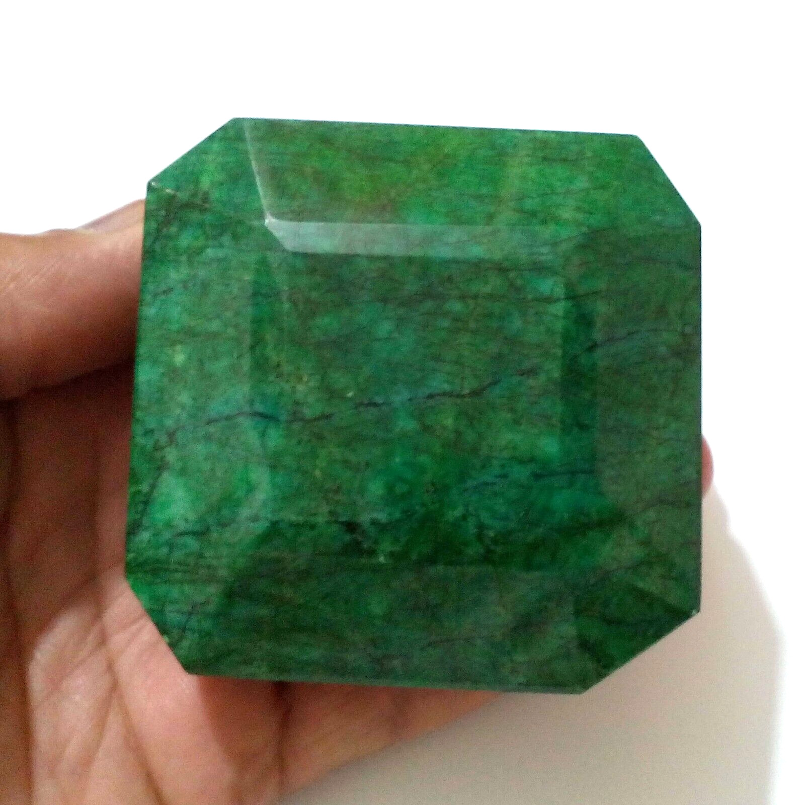 Amazing Brazilian Emerald Rare Size Faceted Emerald Shape 2360 Ct Loose Gemstone
