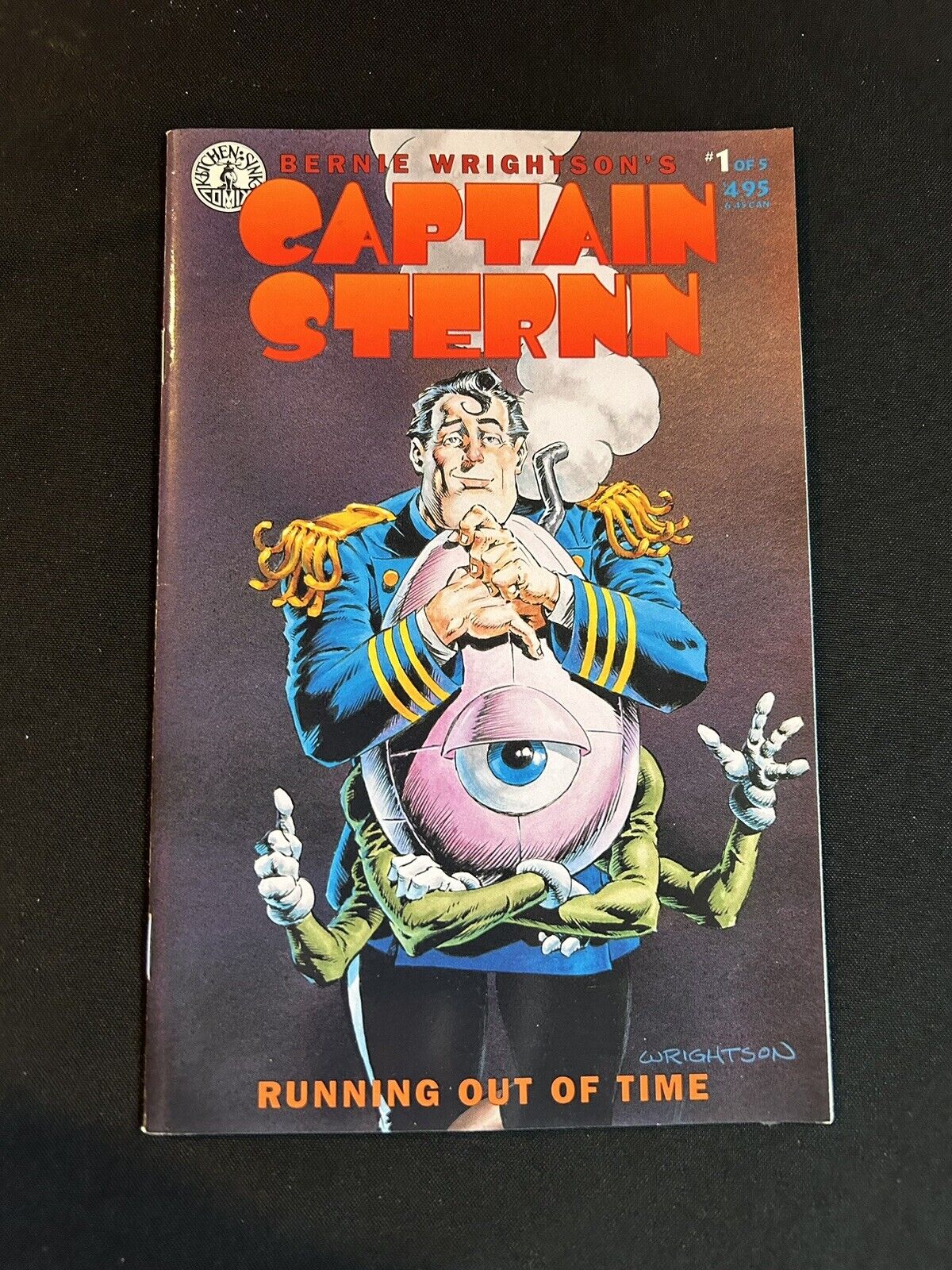 Captain Stern #1 comic running out of time bernie wrightson kitchen sink