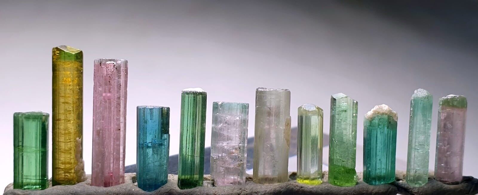 An Amazing Top Quality Natural Terminated Tourmaline crystals From Afghanistan.