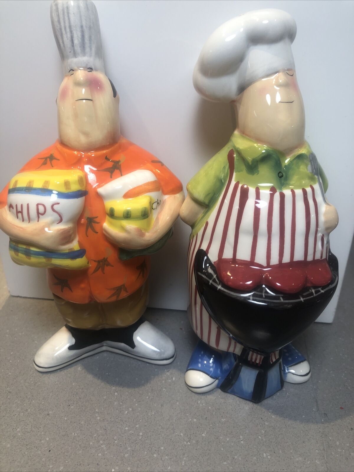 Tracy Flickinger “Masters of the Grill” Certified Int’l Salt and Pepper Shakers