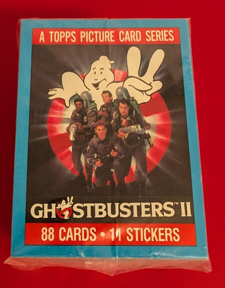 1989 Topps Ghostbusters 2 - Complete 88 Base Card & 11 Sticker Sets - High Grade