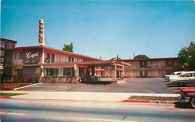 CA, Oakland, California, Capri Motel, Exterior View, Roberts No SC3493