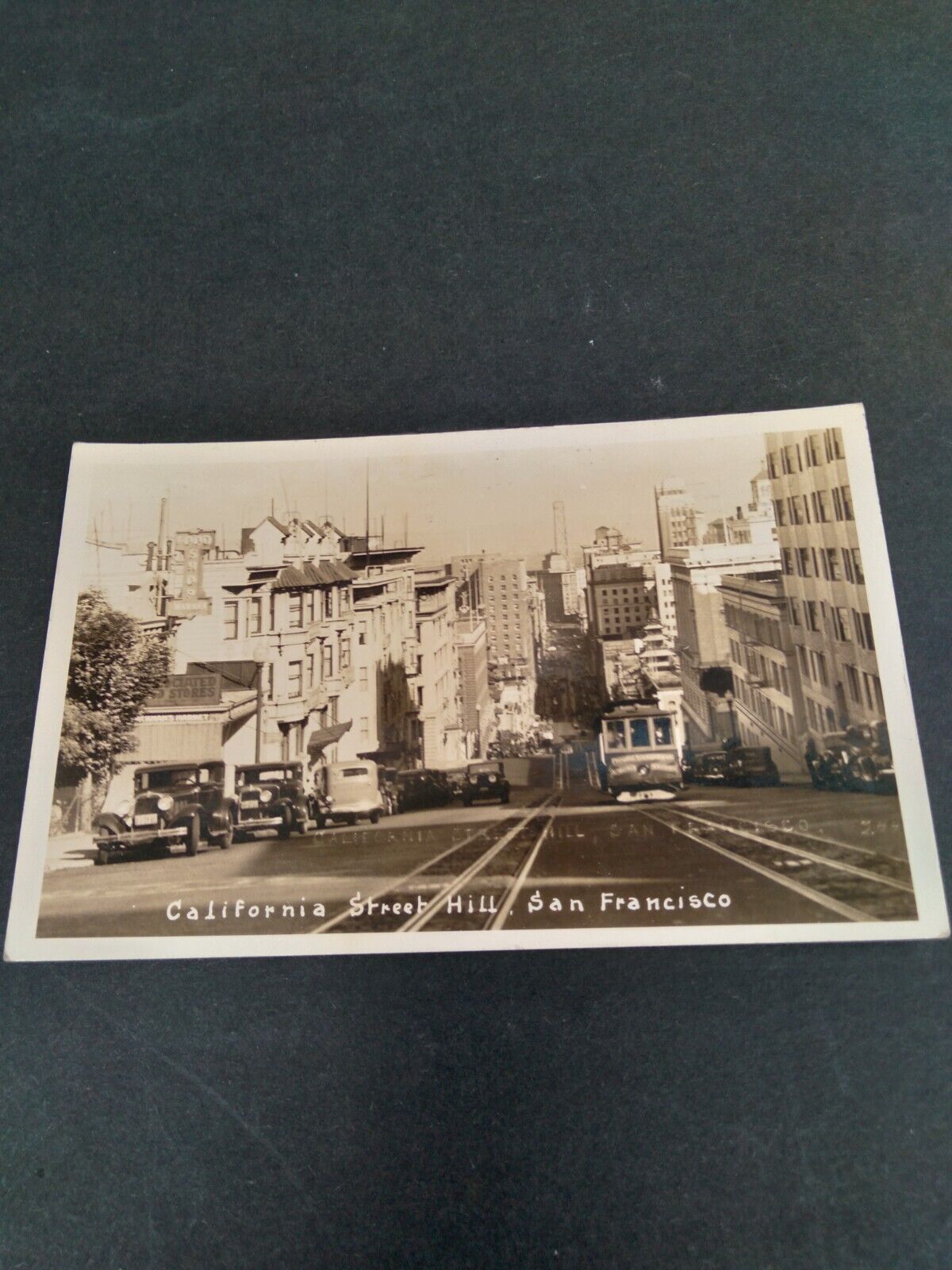California Street, S.F. RPPC c 1934-1935