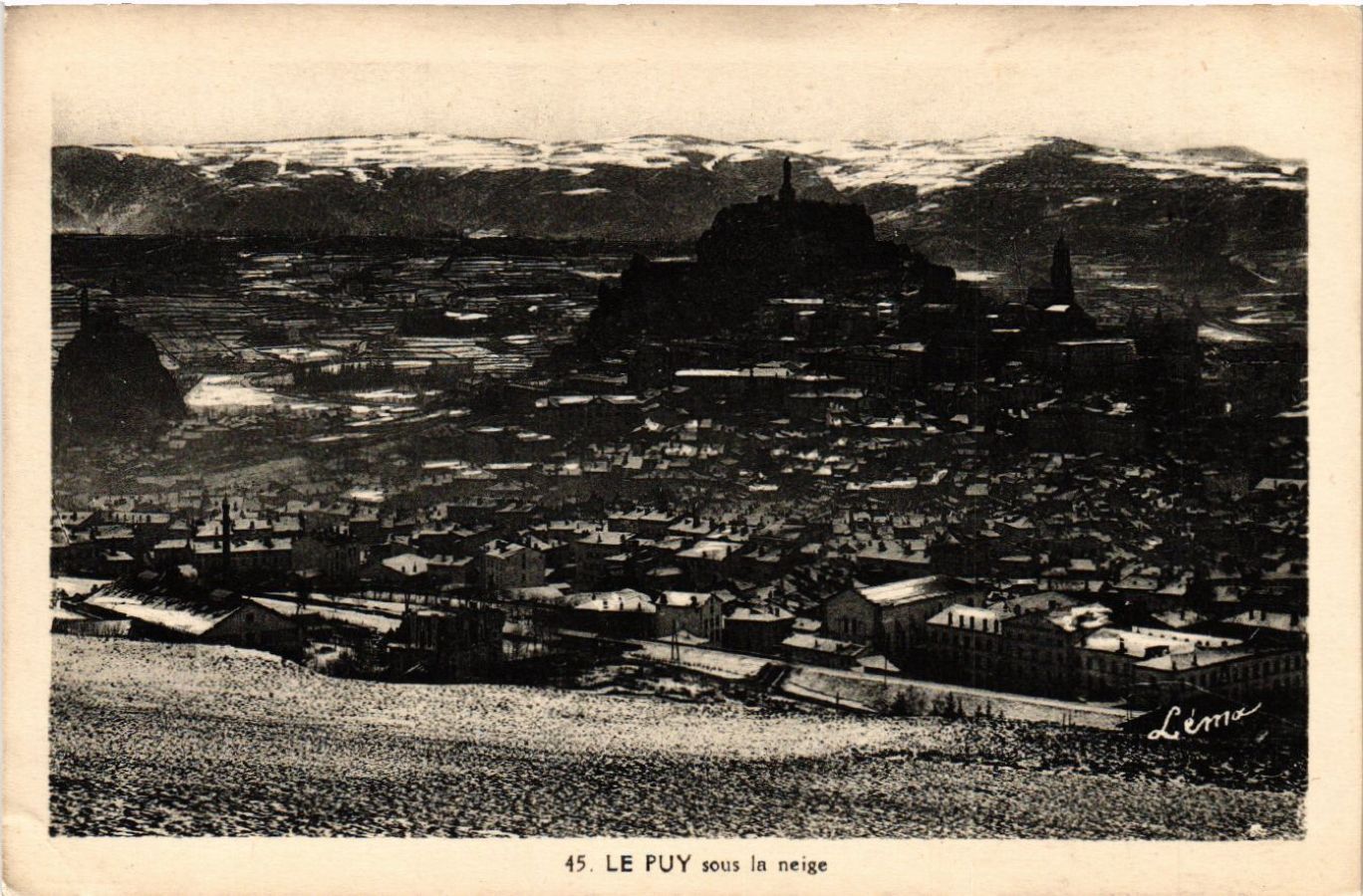 CPA Le PUY Under the Snow (588479)