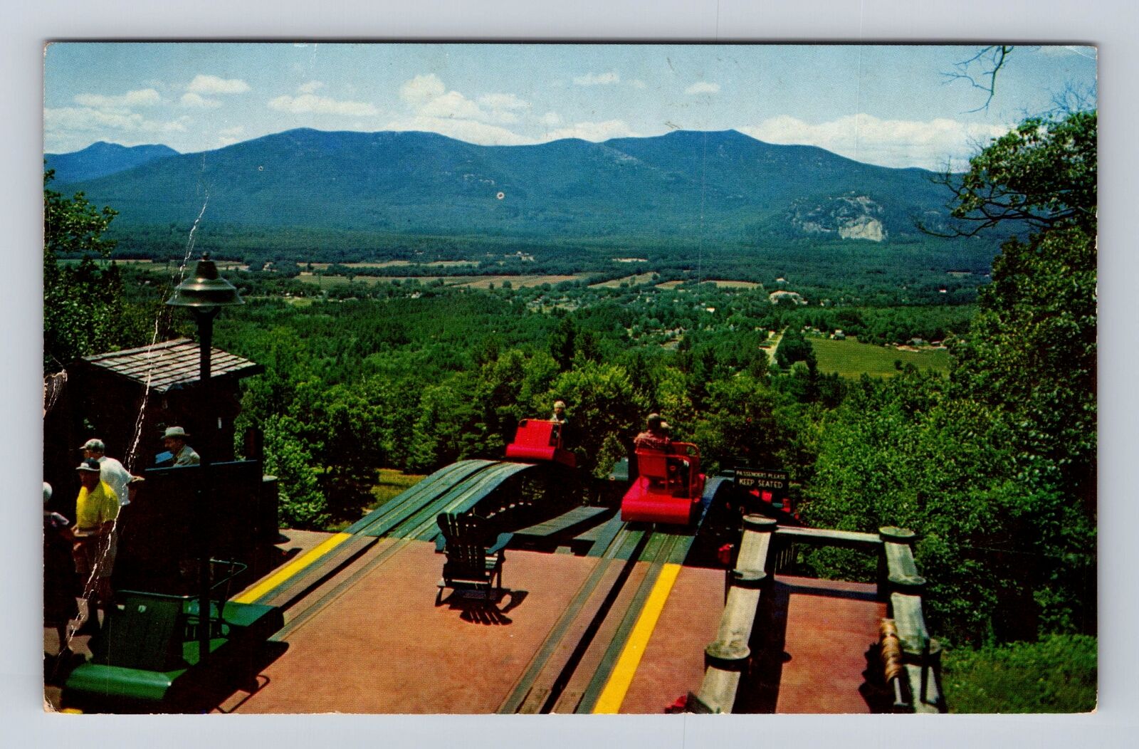 North Conway NH-New Hampshire, Mount Cranmore Skimobile, Vintage c1961 Postcard