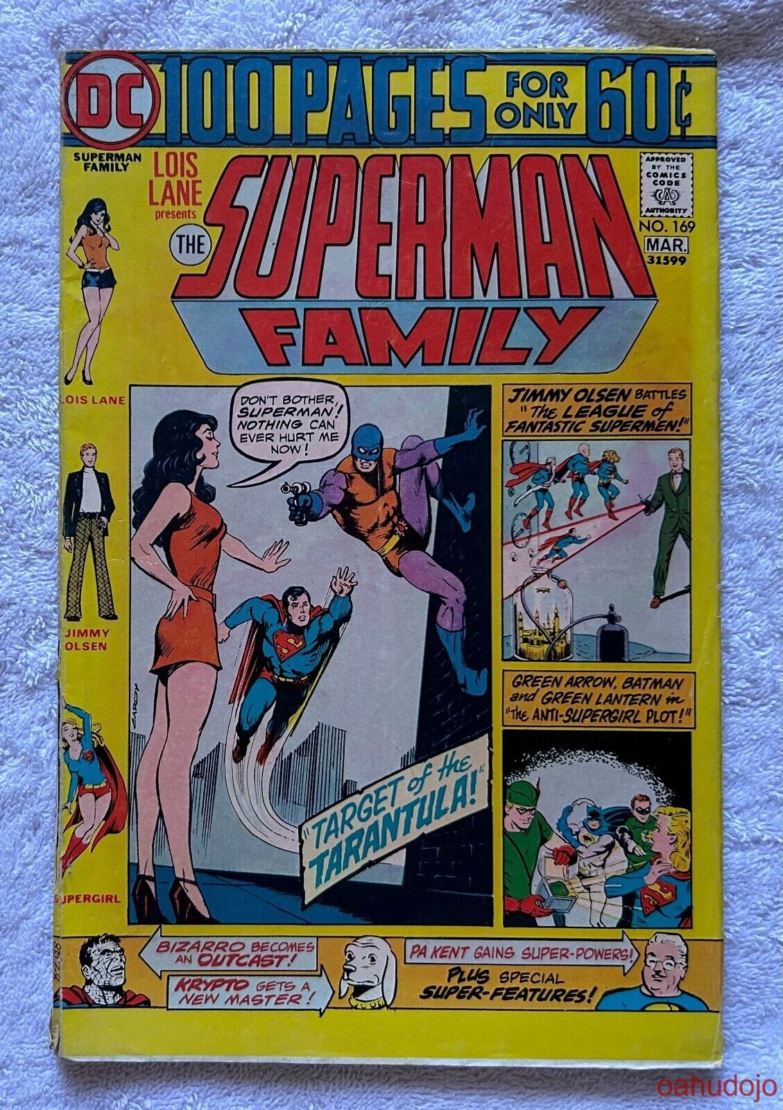 DC SUPERMAN FAMILY #169 1st Series Giant Size Issue March 1975 FN*