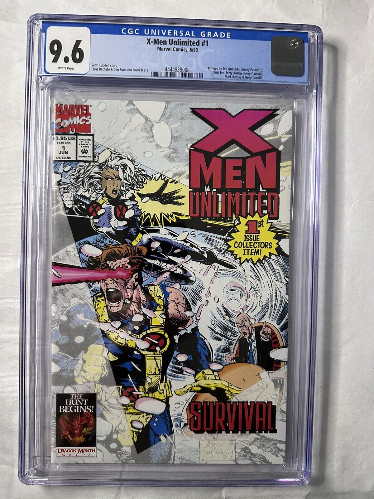 X-Men Unlimited 1 CGC 9.6 NM+ White Pages