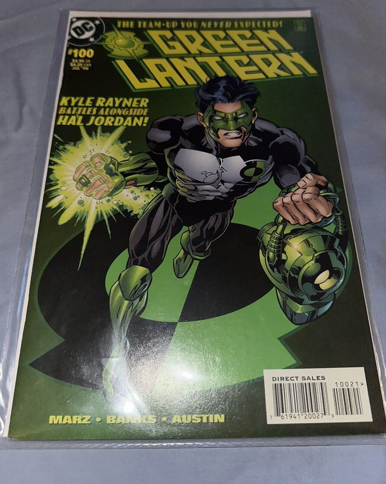 Green Lantern DOUBLE COVER #100 Hal Jordan AND Kyle Raynor Cover VARIANT - + 93