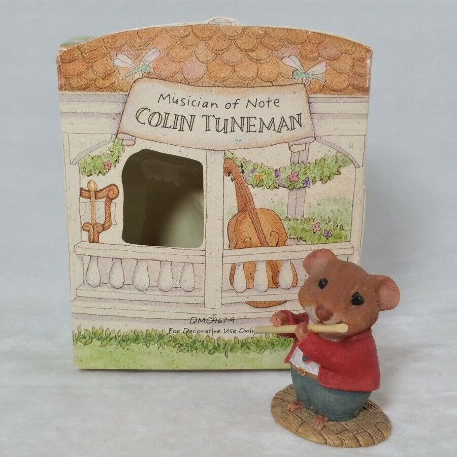 Hallmark Moustershire 1990 Colin Tuneman Resin Mouse Figurine