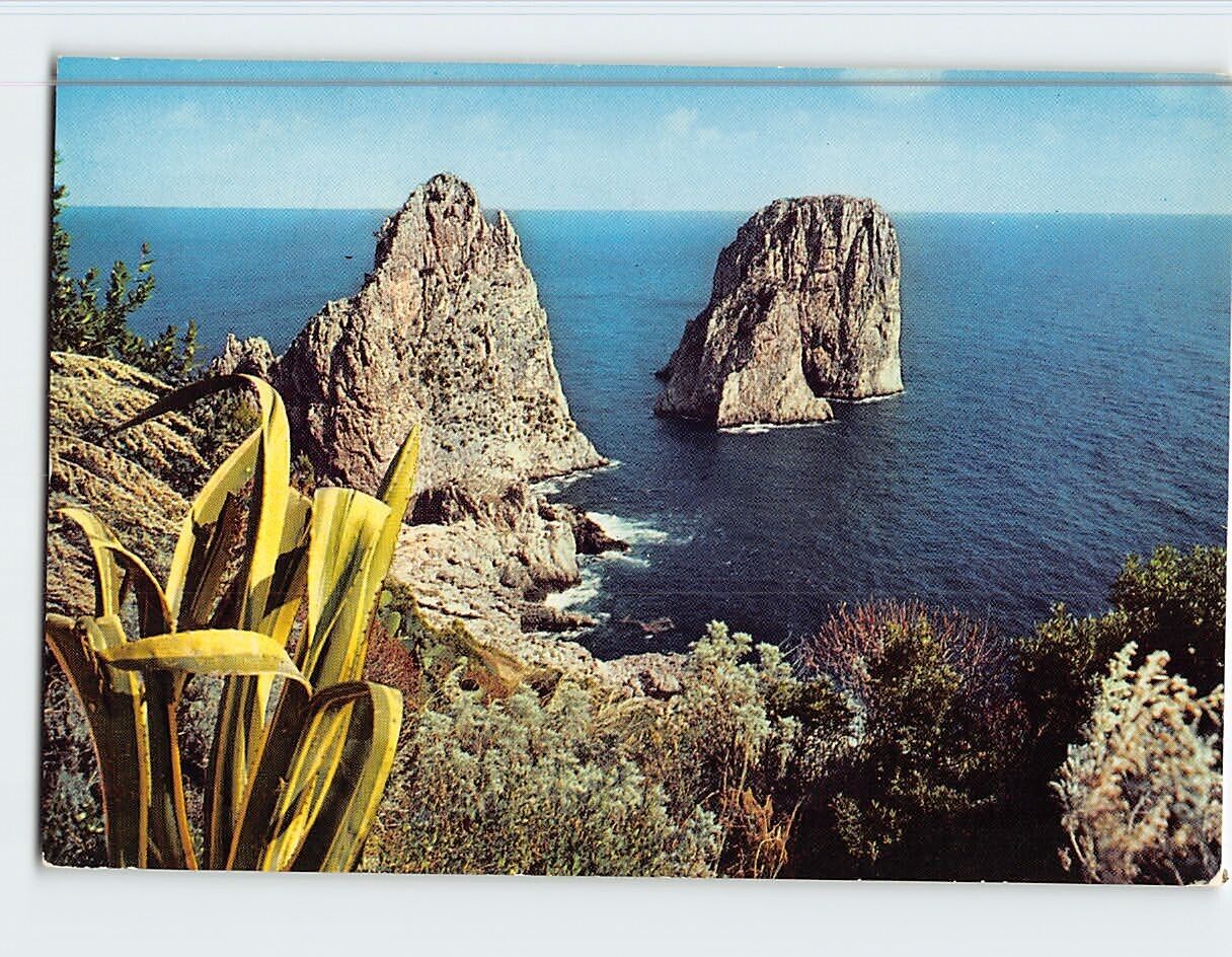 Postcard The Rocks Capri Italy