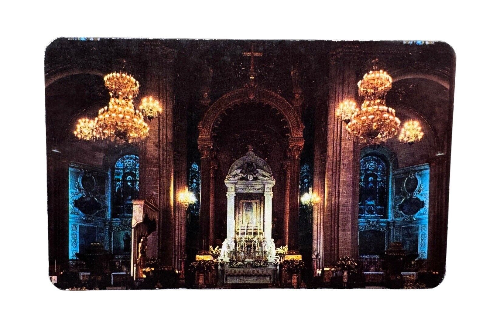 Vintage Postcard Basilica Shrine to Our Lady of Guadalupe Mexico City Unposted
