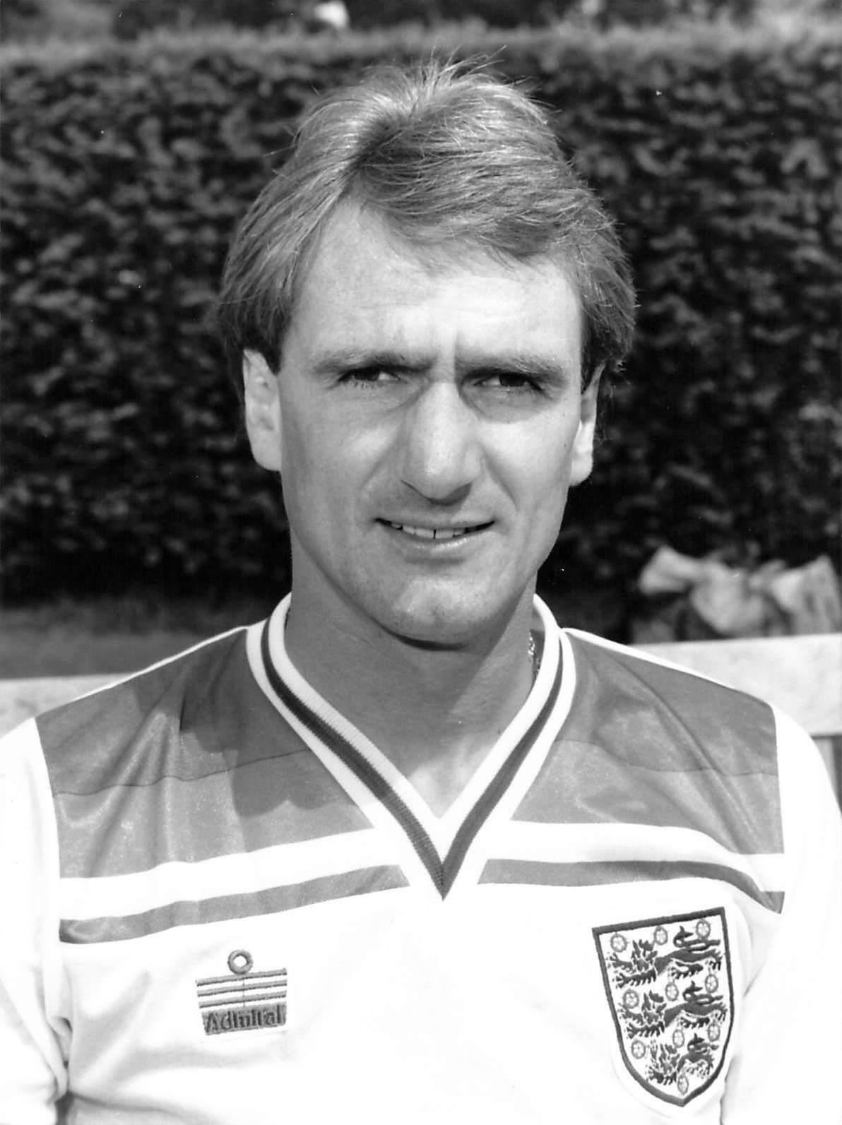 1982 Press Photo PHIL THOMPSON Liverpool Team England Football World Cup Squad