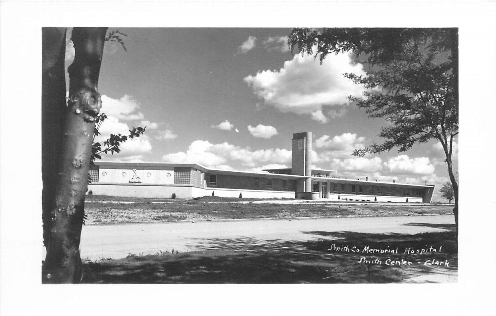 c1950s Smith County Memorial Hospital, Smith Center, Kansas Real Photo Postcard