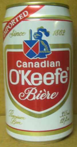 CANADIAN O\'KEEFE BIERE 12oz 355ml Beer CAN Molson Brewery, Vancouver CANADA 1/1+