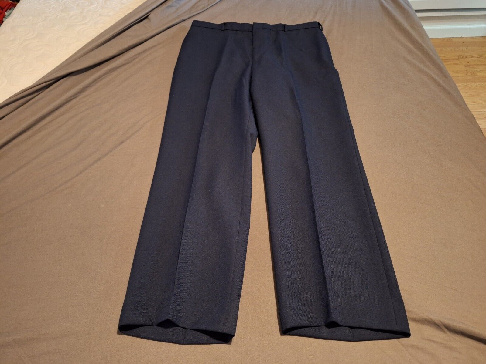 U.S. Air Force Men's Service Polyester AF Blue 1625 Trousers Size 36 CS Used