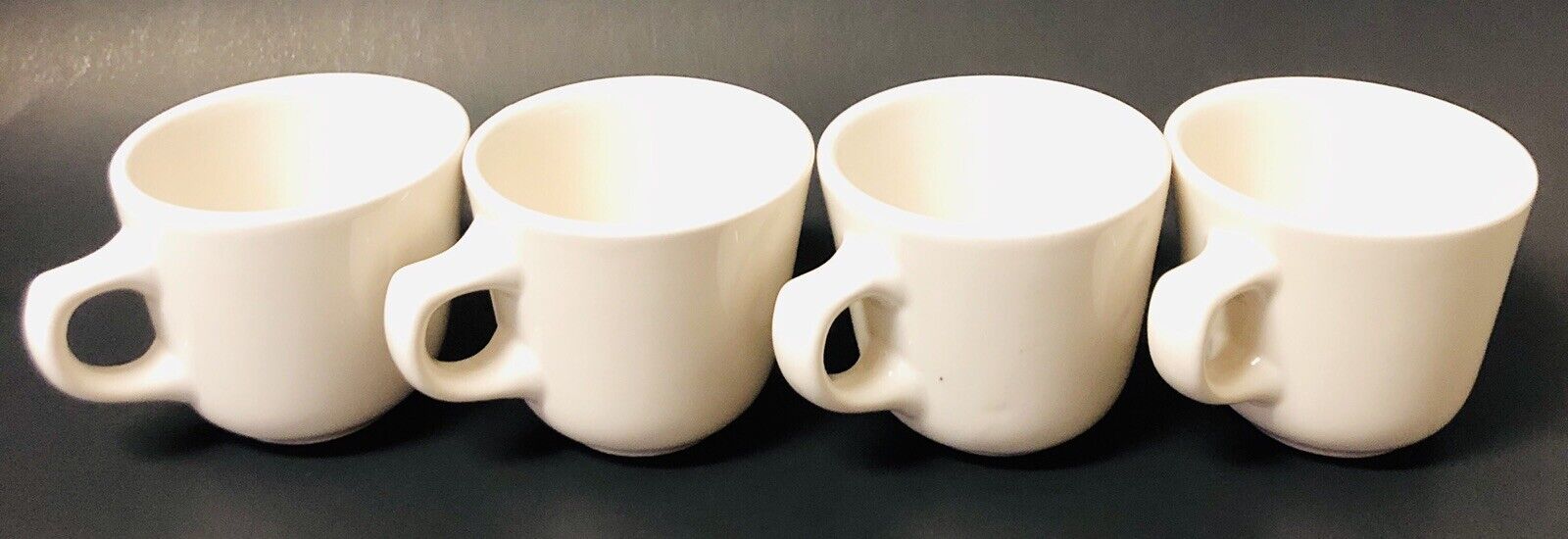 Vintage HLC Homer Laughlin Restaurant Ware China Small Coffee Cup Mug Set Of 4