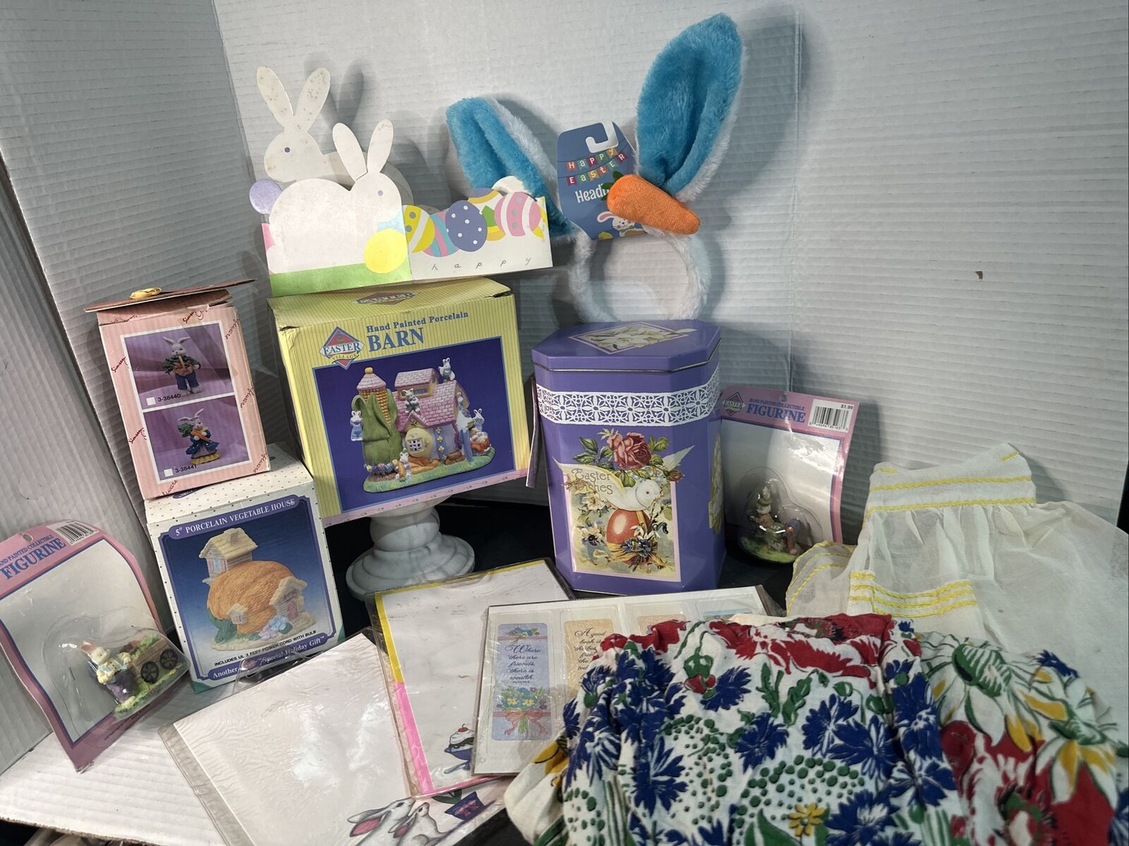 Vintage Easter Bundle-some New Some Used-one Modern Item (bunny Ears)