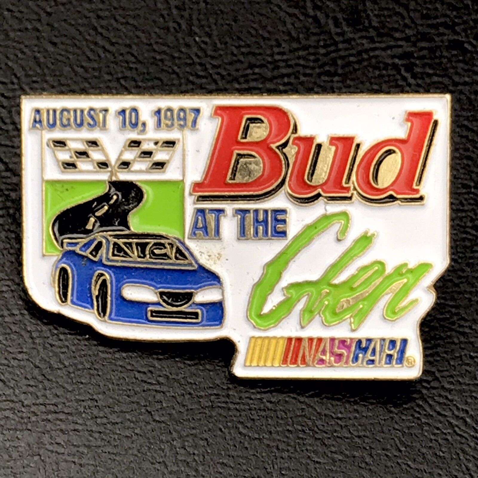Nascar Bud At The Glen August 10th 1997 Vintage Pin Racing Budweiser 90s