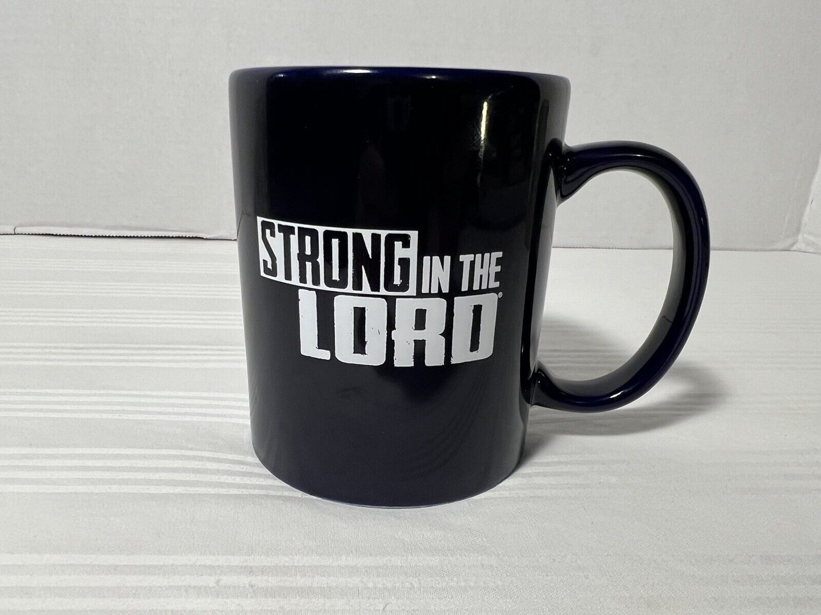 GOD IS MY STRENGTH AND POWER - 2 SAMUEL 22:33 - Coffee Mug - STRONG IN THE LORD