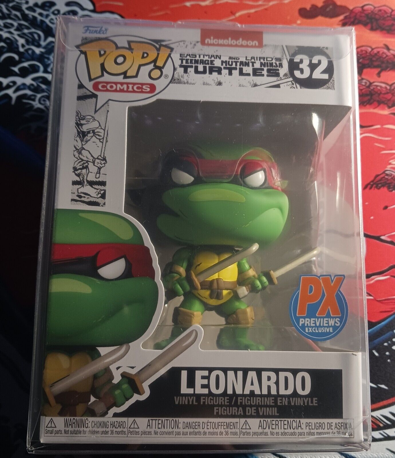 Funko Pop Comics Teenage Mutant Ninja Turtles: Leonardo PX Figure