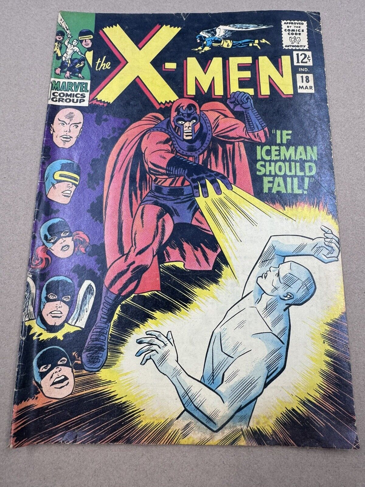 X-Men #18 1966 Magneto, Iceman