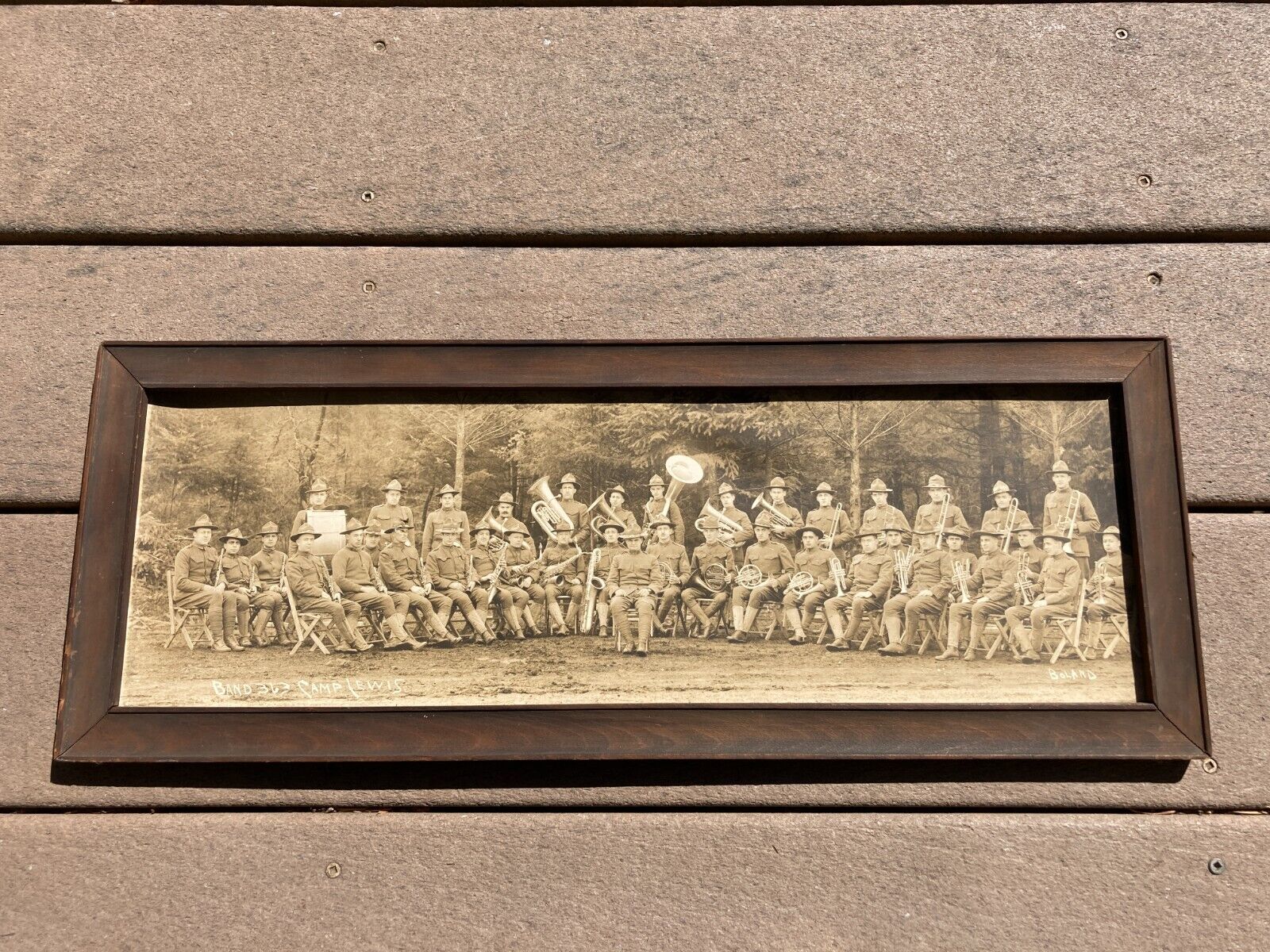 WW1 US Army AEF 363rd Infantry Regiment Band Photograph Picture